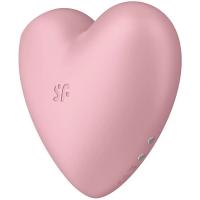 Стимулятор клитора Satisfyer Cutie Heart Red с вибрацией