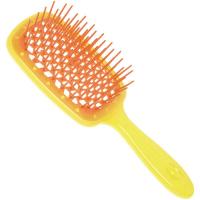 Щетка Janeke Superbrush для волос, желто-оранжевая