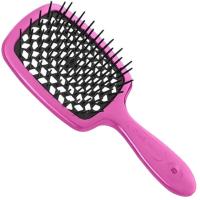 Щетка Janeke Superbrush Small для волос, розовый-черный