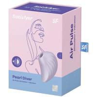 Стимулятор клитора Satisfyer Pearl Diver Violet с вибрацией