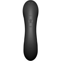 Стимулятор клитора Satisfyer Curvy Trinity 4 Black с вибрацией