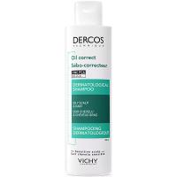 Шампунь-уход регулирующий Vichy Dercos Technique Oil Control для жирной кожи головы, 200 мл
