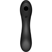 Стимулятор клитора Satisfyer Curvy Trinity 4 Black с вибрацией