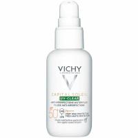Флюид солнцезащитный Vichy Capital Soleil UV-Clear SPF 50+ для проблемной кожи лица, 40 мл