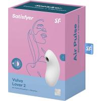 Стимулятор клитора Satisfyer Vulva Lover 2 White с вибрацией